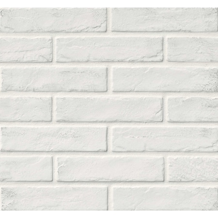 Msi Capella 2-1/3 In. X 10 In. White Brick Glazed Porcelain Floor And Wall Tile, 32PK ZOR-PT-0531